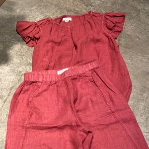 Velvet by Graham and Spencer top and pants size xs
